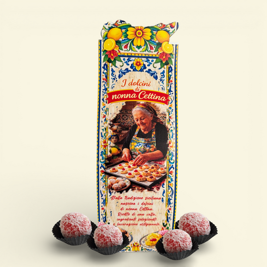 Nonna Cettina Dessert al Cocco e Fragola  – Confezione Regalo 350 g