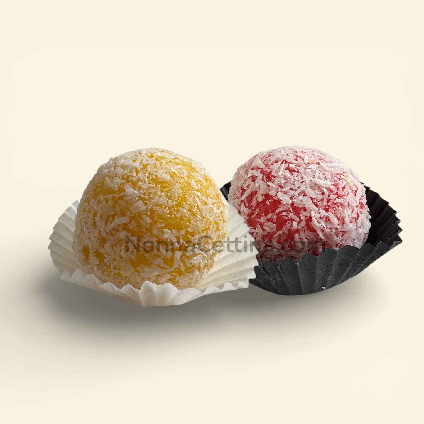 Nonna Cettina Dessert al Cocco Gusto Fragola e Limone  – Confezione Regalo 350 g