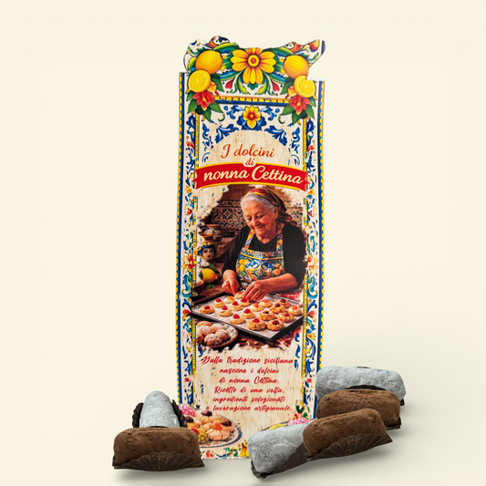 Dolcini Siciliani di Pasta di Mandorla Sospiri Misti dal Cuore Tiepido – Confezione Regalo 350 g